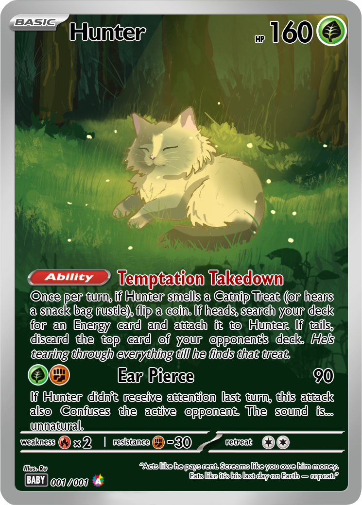 Custom Pokepet Card The Poke Pets Custom Pokepet Card The Poke Pets